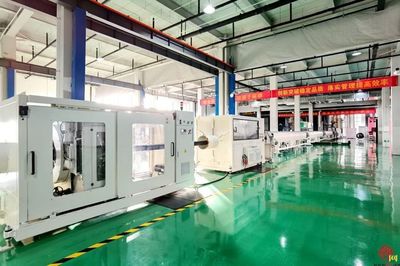 新材料新篇章 济南能源集团万吨级高密度PE管材生产线正式开机投产